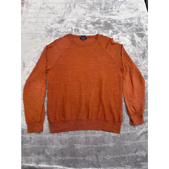 J.Crew Rust Orange Knit Sweater for Men - Size L - Picture 1 of 10